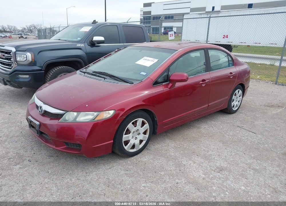 2009 HONDA CIVIC LX VIN: 2HGFA165X9H348527