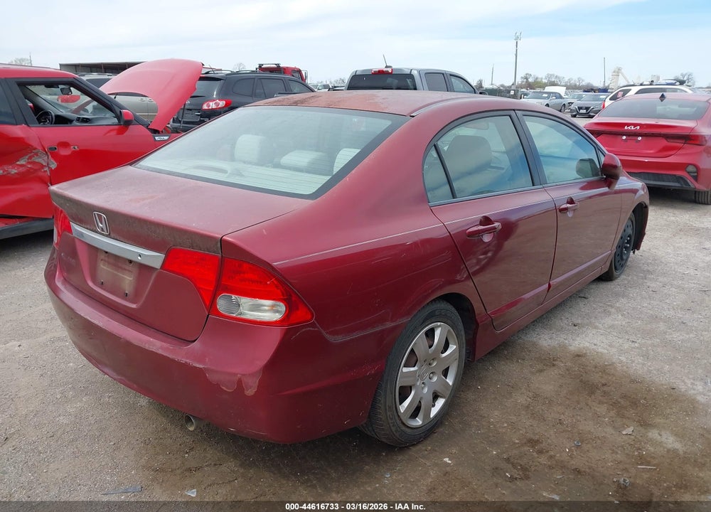 2009 HONDA CIVIC LX VIN: 2HGFA165X9H348527