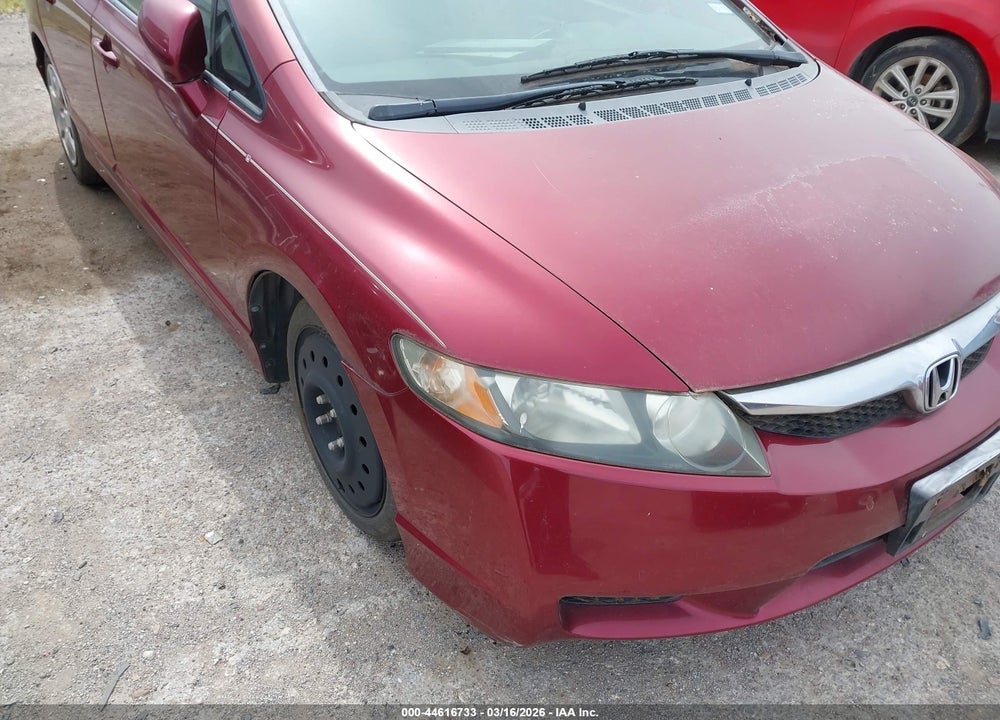 2009 HONDA CIVIC LX VIN: 2HGFA165X9H348527
