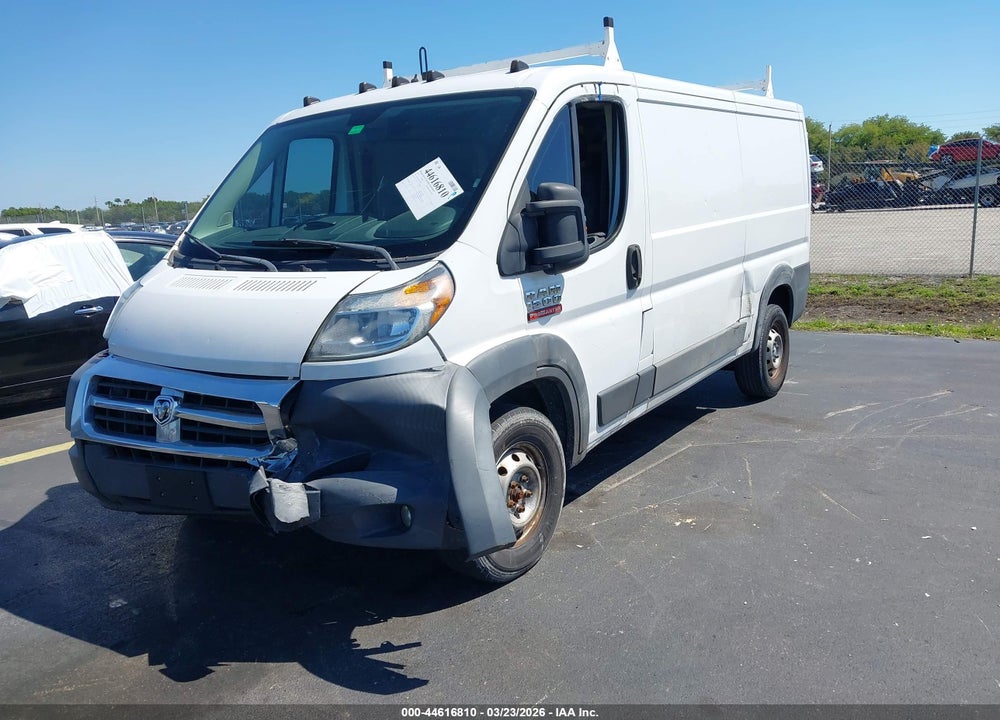 2017 RAM PROMASTER 1500 LOW ROOF 136 WB VIN: 3C6TRVAG0HE502836