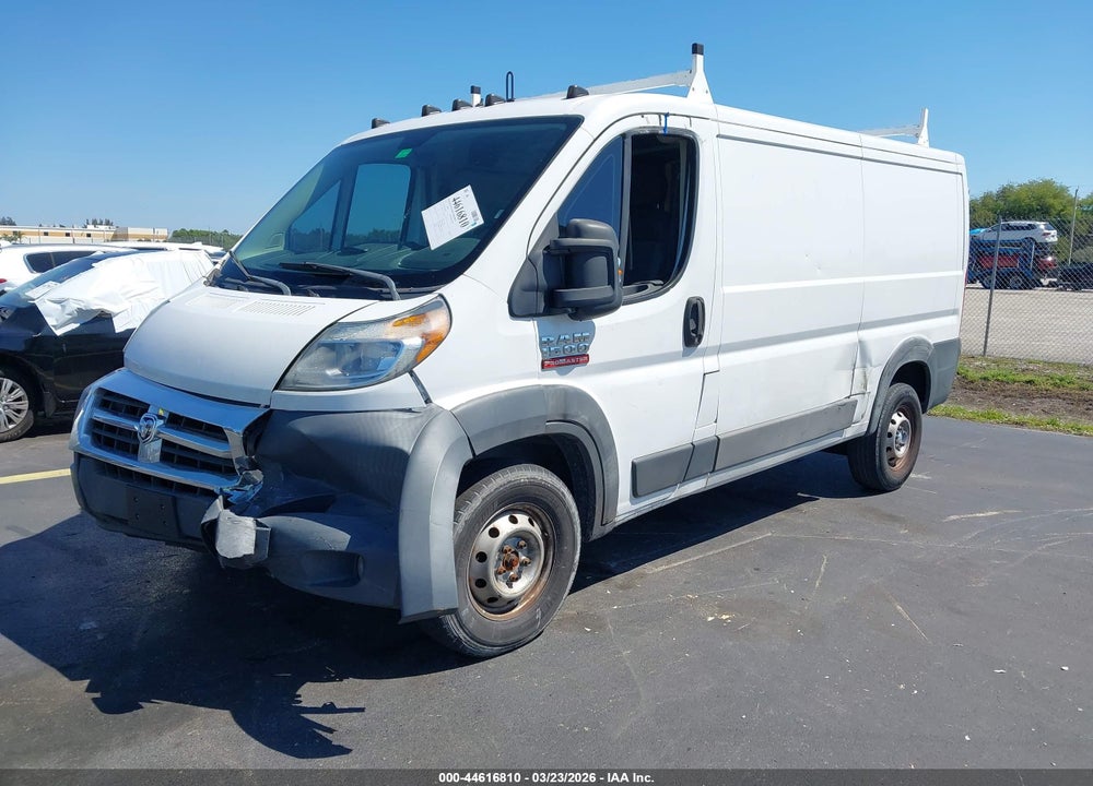 2017 RAM PROMASTER 1500 LOW ROOF 136 WB VIN: 3C6TRVAG0HE502836