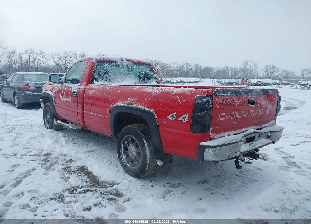 2007 CHEVROLET SILVERADO 1500 CLASSIC WORK TRUCK VIN: 3GCEK14X47G256886