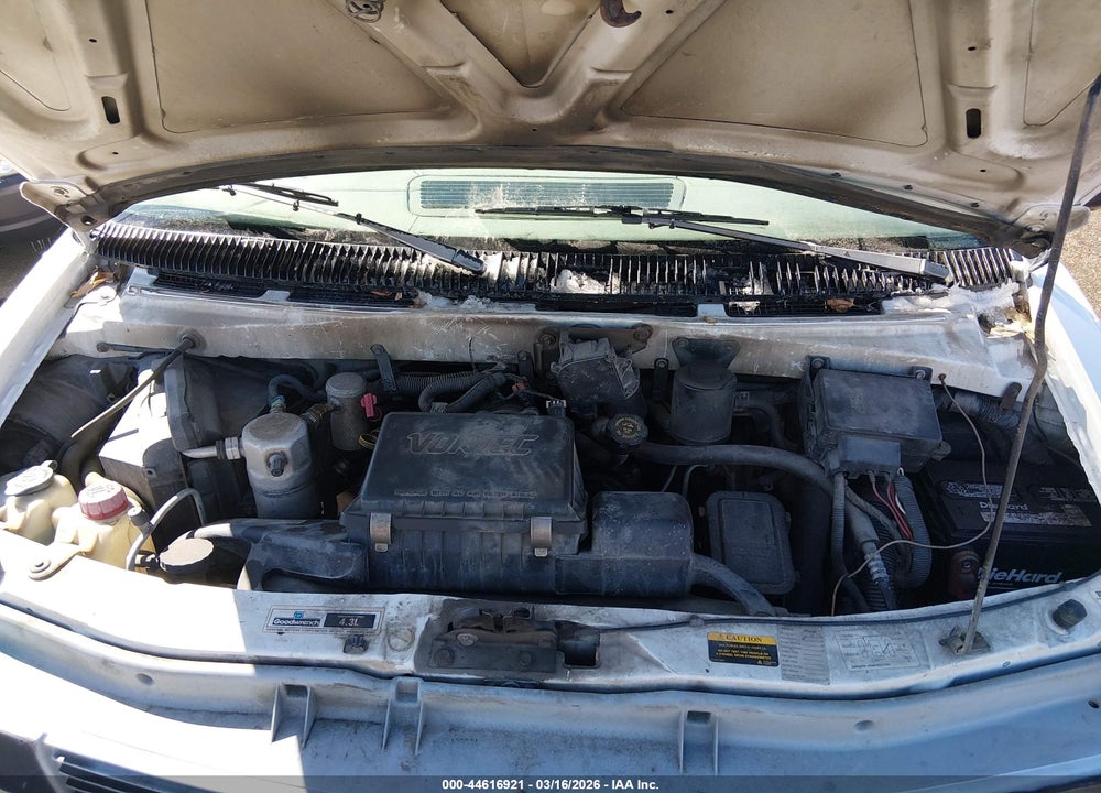 1997 CHEVROLET ASTRO VIN: 1GCDL19W3VB186411