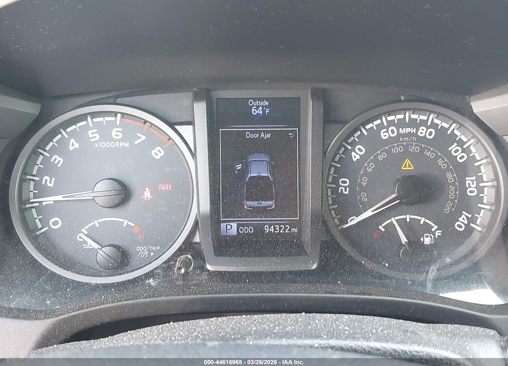 2016 TOYOTA TACOMA TRD OFF ROAD VIN: 5TFCZ5AN2GX042259