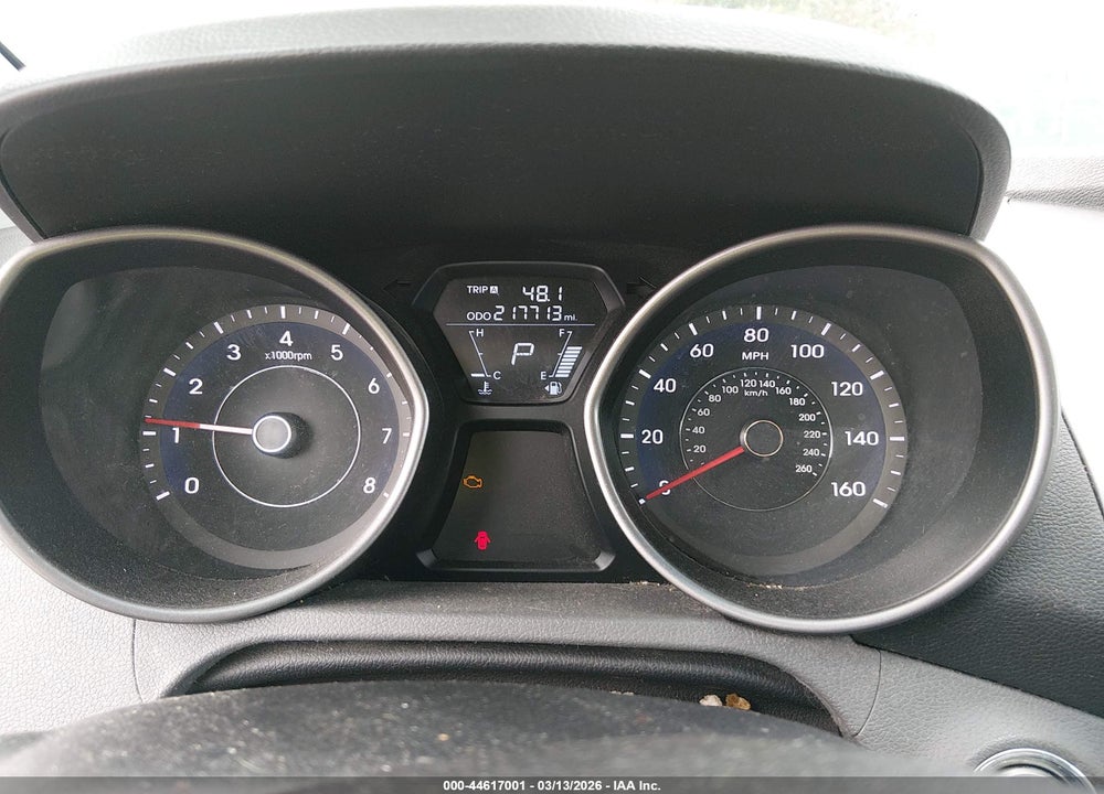 2013 HYUNDAI ELANTRA LIMITED VIN: 5NPDH4AE2DH219241