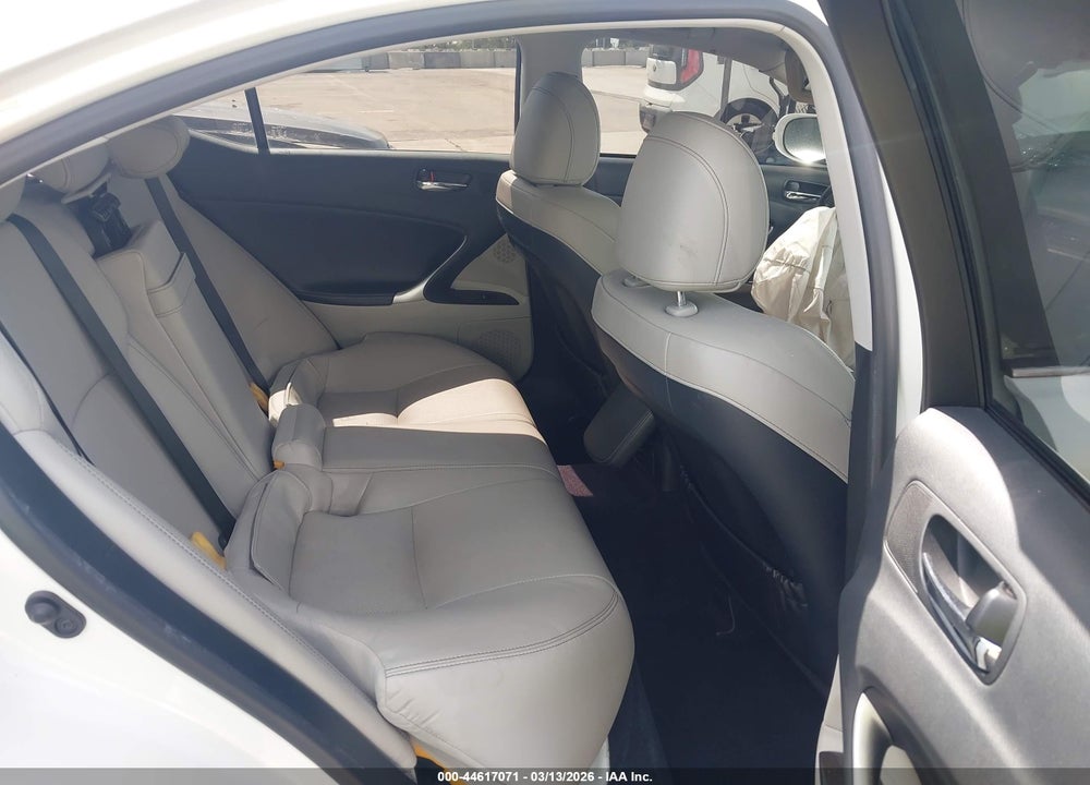 2012 LEXUS IS 250 VIN: JTHBF5C25C5184293