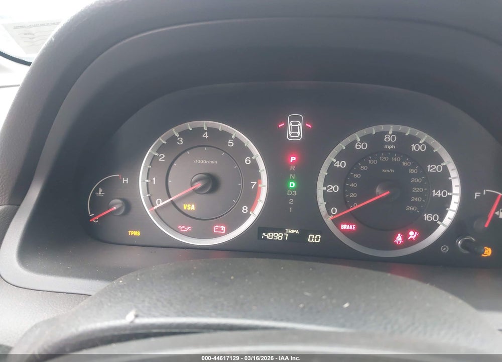 2009 HONDA ACCORD 2.4 LX-P VIN: 1HGCP26429A097371