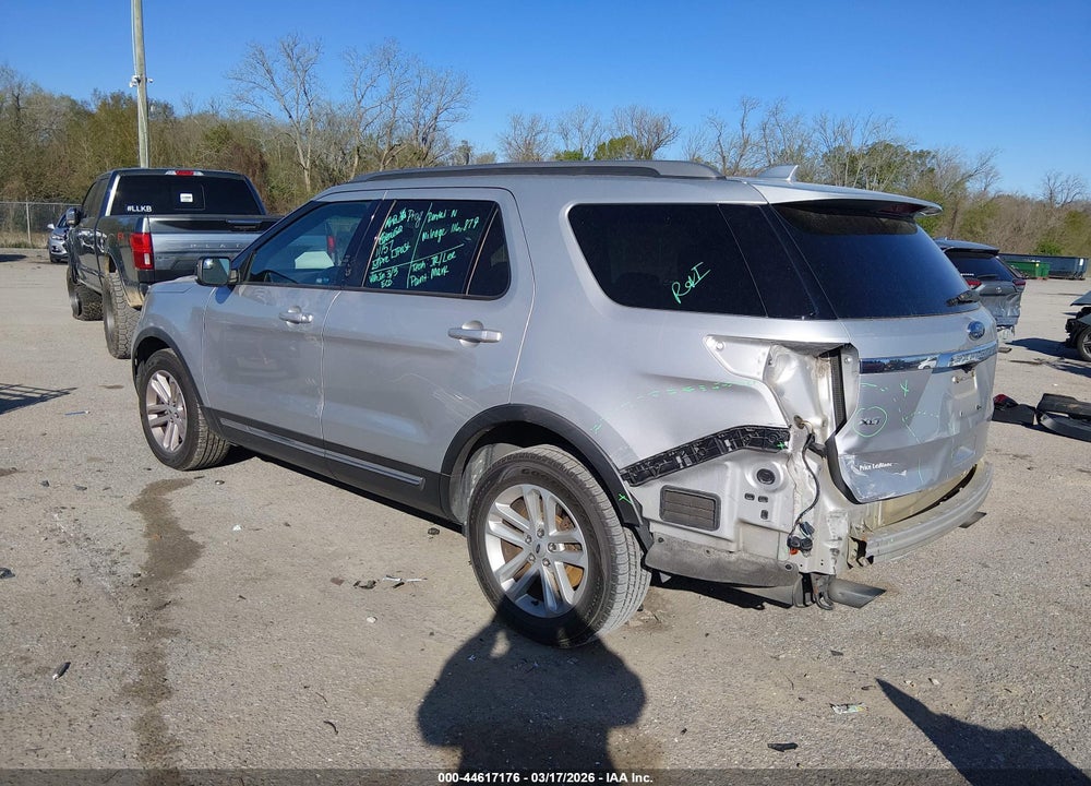 2017 FORD EXPLORER XLT VIN: 1FM5K7DH1HGA14383