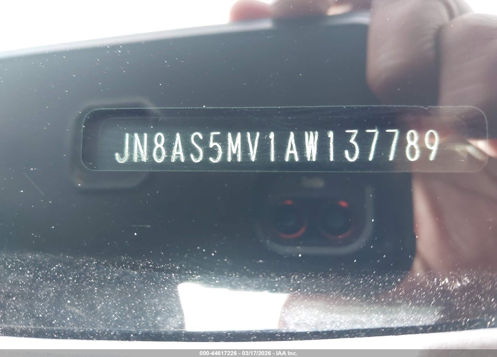 2010 NISSAN ROGUE S VIN: JN8AS5MV1AW137789