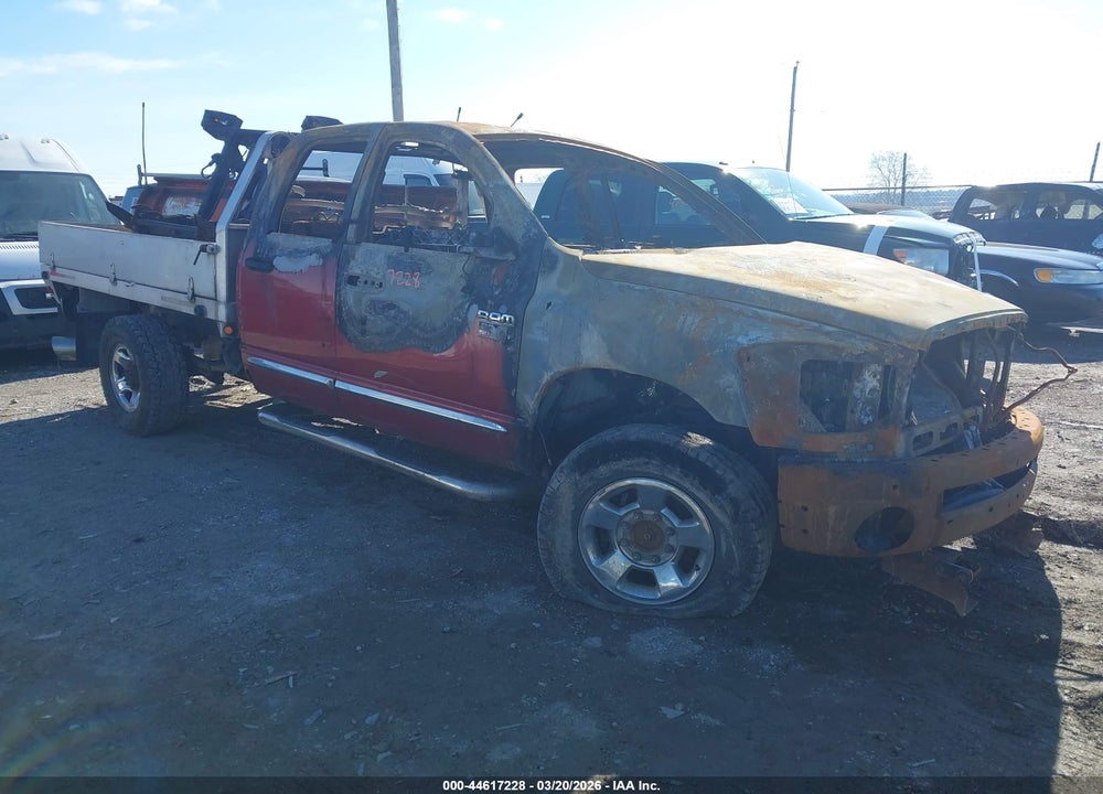 2008 DODGE RAM 2500 LARAMIE VIN: 3D7KS28A48G135748