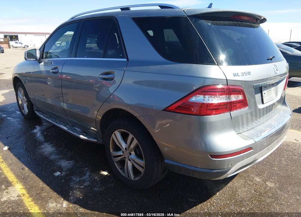 2012 MERCEDES-BENZ ML 350 4MATIC VIN: 4JGDA5HB9CA096027