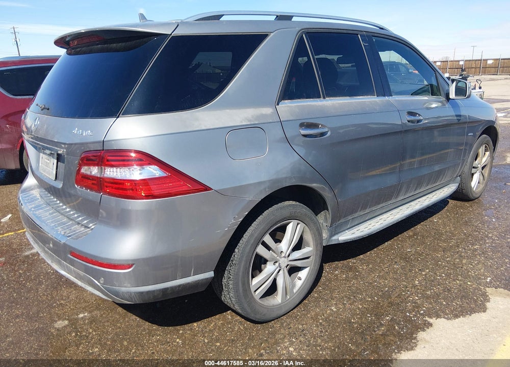 2012 MERCEDES-BENZ ML 350 4MATIC VIN: 4JGDA5HB9CA096027