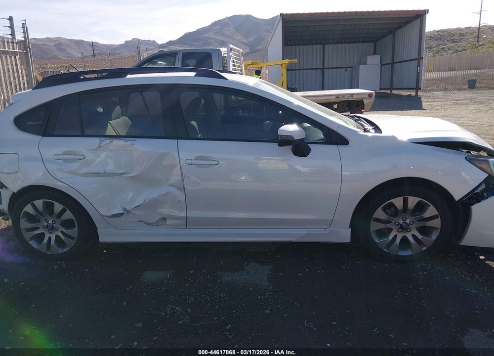2016 SUBARU IMPREZA SP VIN: JF1GPAP66G8264402