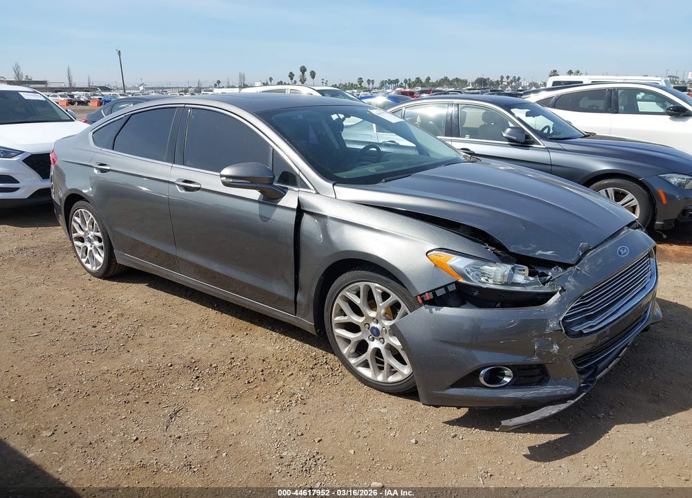 2013 FORD FUSION TITANIUM VIN: 3FA6P0K92DR369990