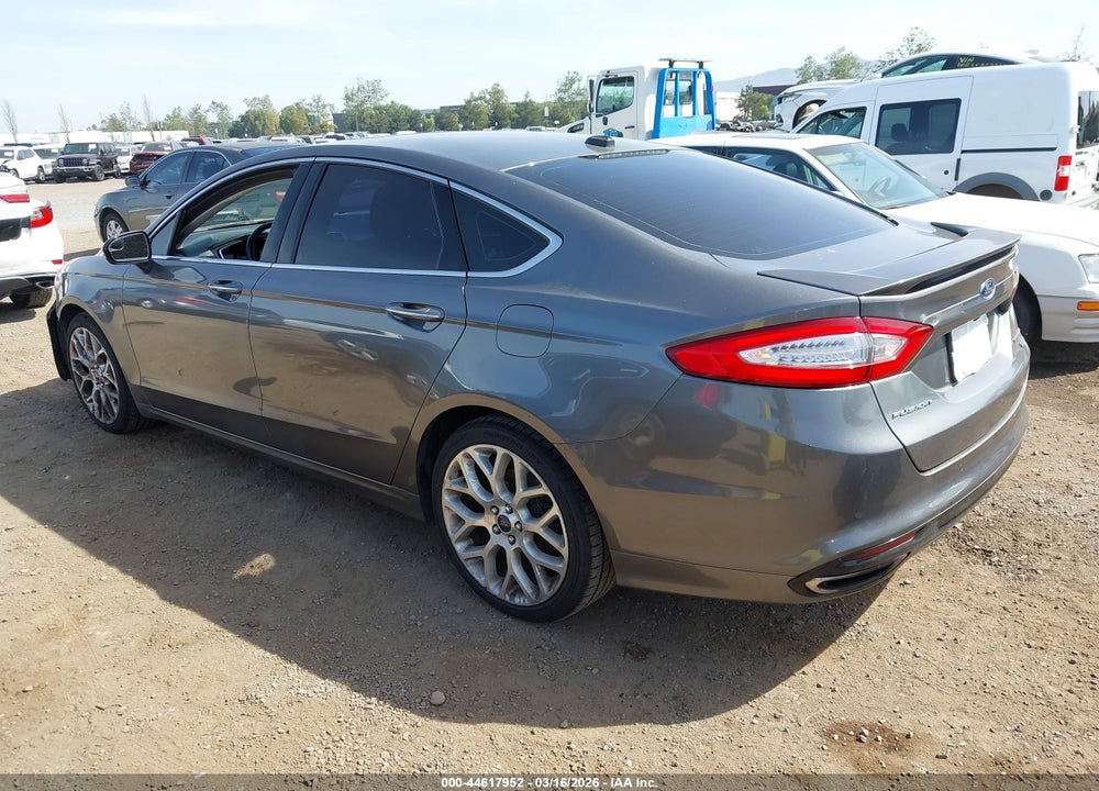 2013 FORD FUSION TITANIUM VIN: 3FA6P0K92DR369990