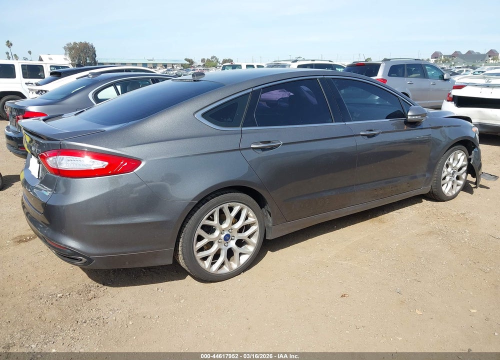 2013 FORD FUSION TITANIUM VIN: 3FA6P0K92DR369990