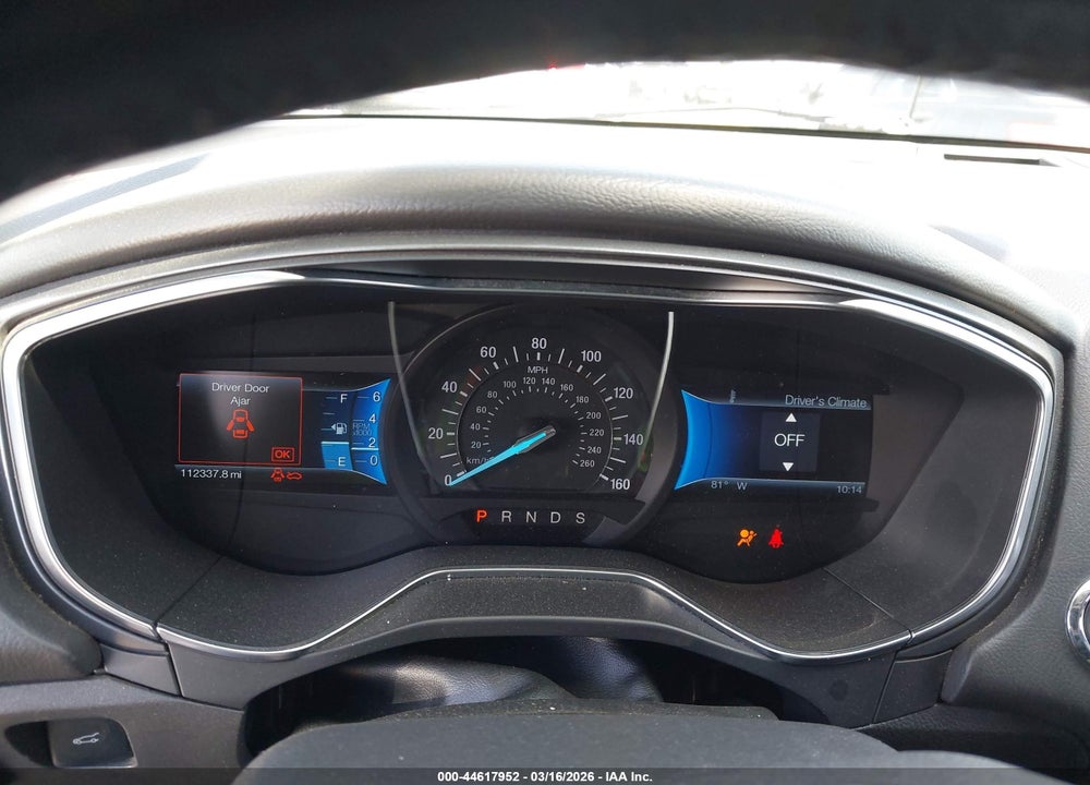 2013 FORD FUSION TITANIUM VIN: 3FA6P0K92DR369990