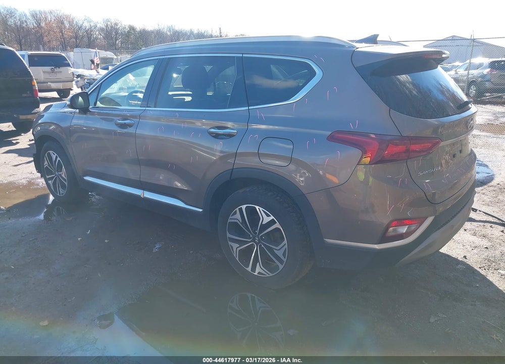 2019 HYUNDAI SANTA FE LIMITED 2.0T VIN: 5NMS5CAA5KH059616