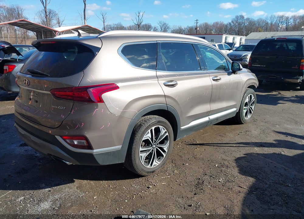 2019 HYUNDAI SANTA FE LIMITED 2.0T VIN: 5NMS5CAA5KH059616