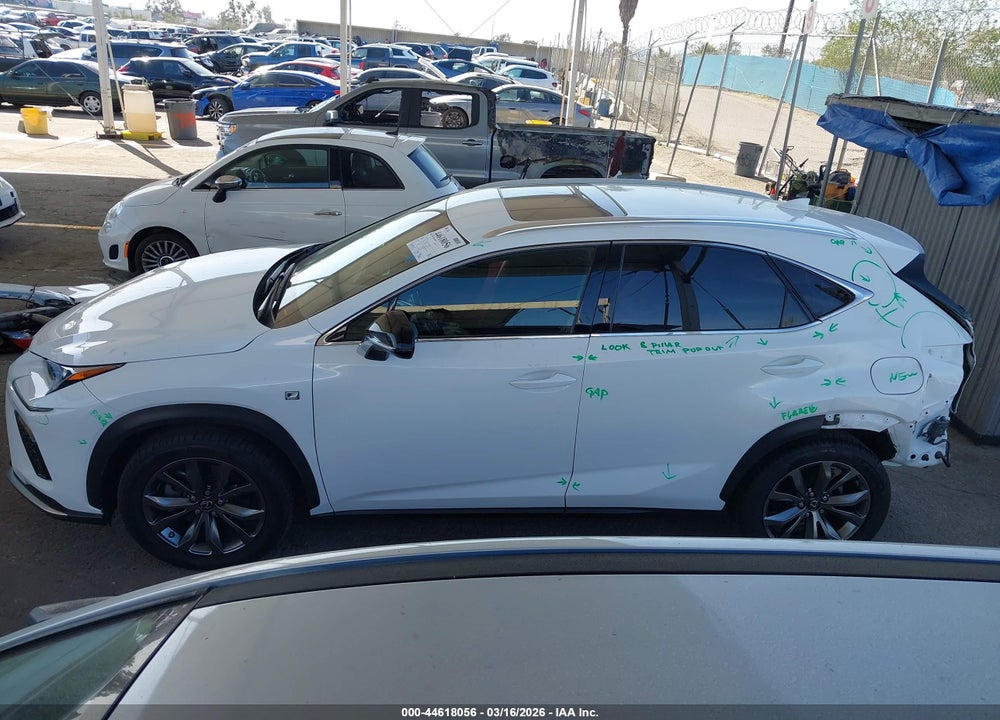 2018 LEXUS NX 300 F SPORT VIN: JTJYARBZ0J2112736