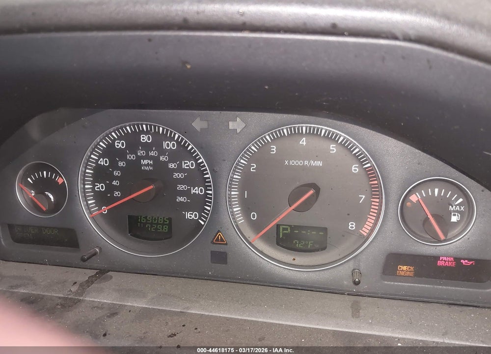 2007 VOLVO S60 2.5T VIN: YV1RH592972604804