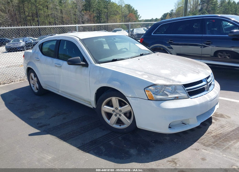 2013 DODGE AVENGER SE VIN: 1C3CDZAB8DN536634