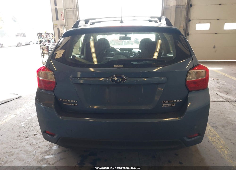 2015 SUBARU IMPREZA 2.0I SPORT PREMIUM VIN: JF1GPAU67F8312170