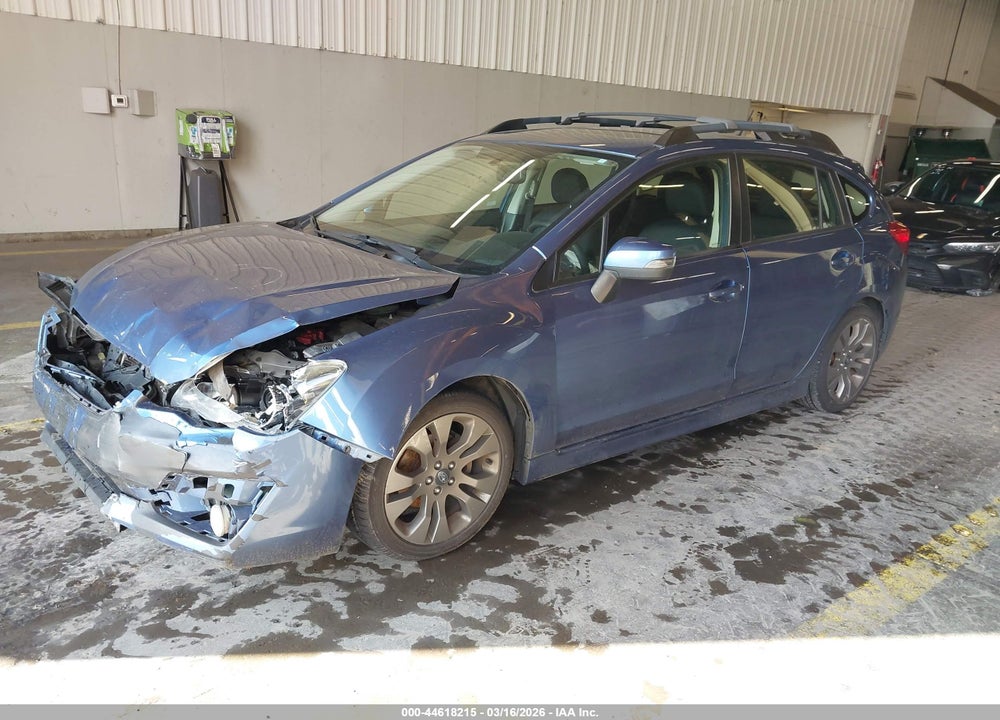 2015 SUBARU IMPREZA 2.0I SPORT PREMIUM VIN: JF1GPAU67F8312170