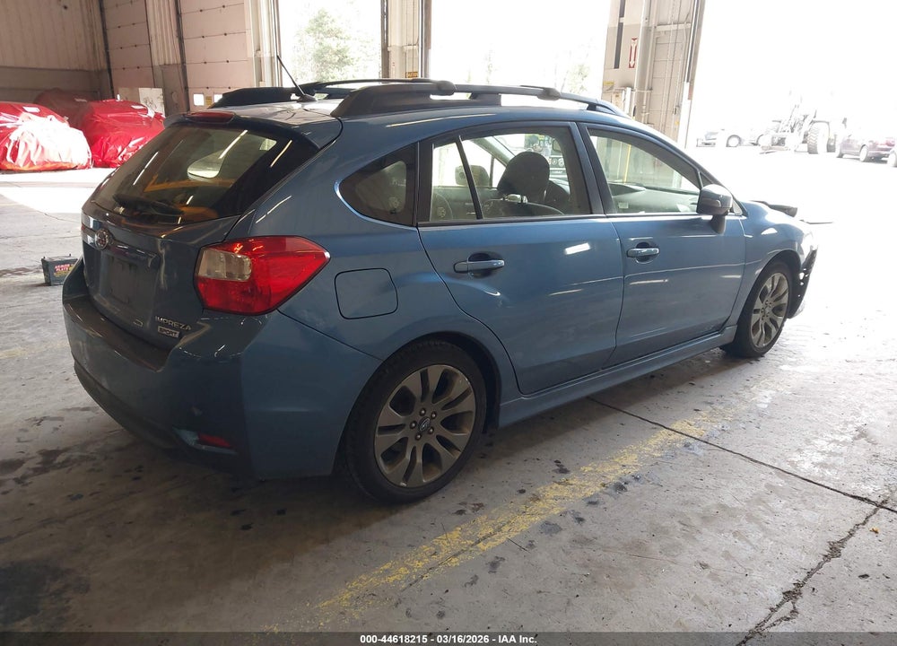 2015 SUBARU IMPREZA 2.0I SPORT PREMIUM VIN: JF1GPAU67F8312170