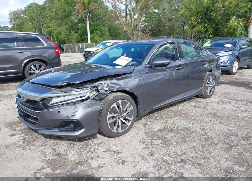 2021 HONDA ACCORD HYBRID EX-L VIN: 1HGCV3F50MA016008