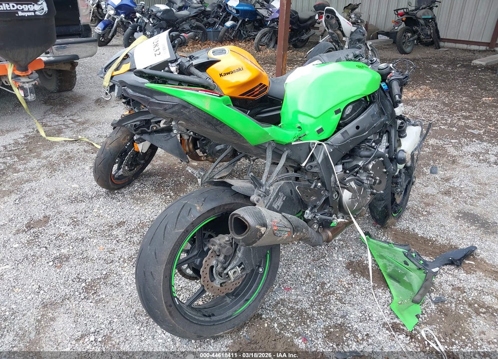 2023 KAWASAKI ZX636 K VIN: JKBZXJH1XPA018702