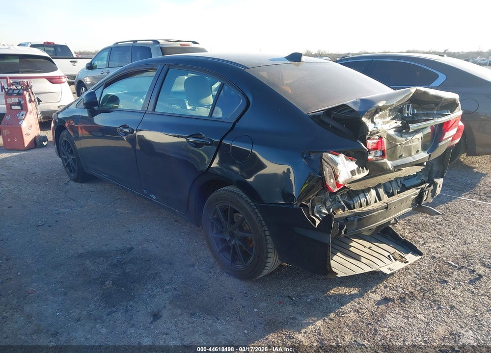 2013 HONDA CIVIC LX VIN: 19XFB2F58DE042173