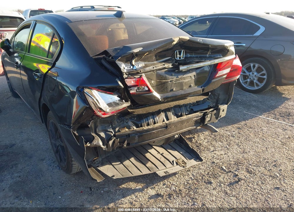 2013 HONDA CIVIC LX VIN: 19XFB2F58DE042173