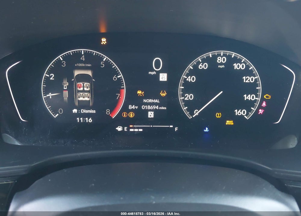 2025 HONDA CIVIC SEDAN SPORT VIN: 19XFL2H86SE023672