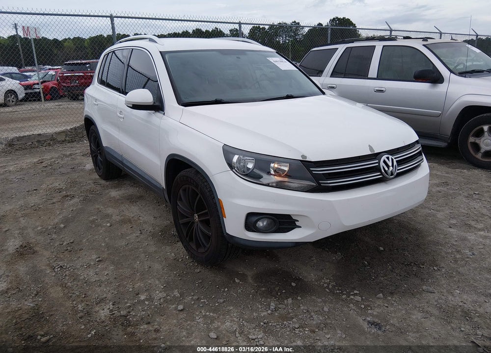 2012 VOLKSWAGEN TIGUAN SE VIN: WVGAV7AX7CW580015