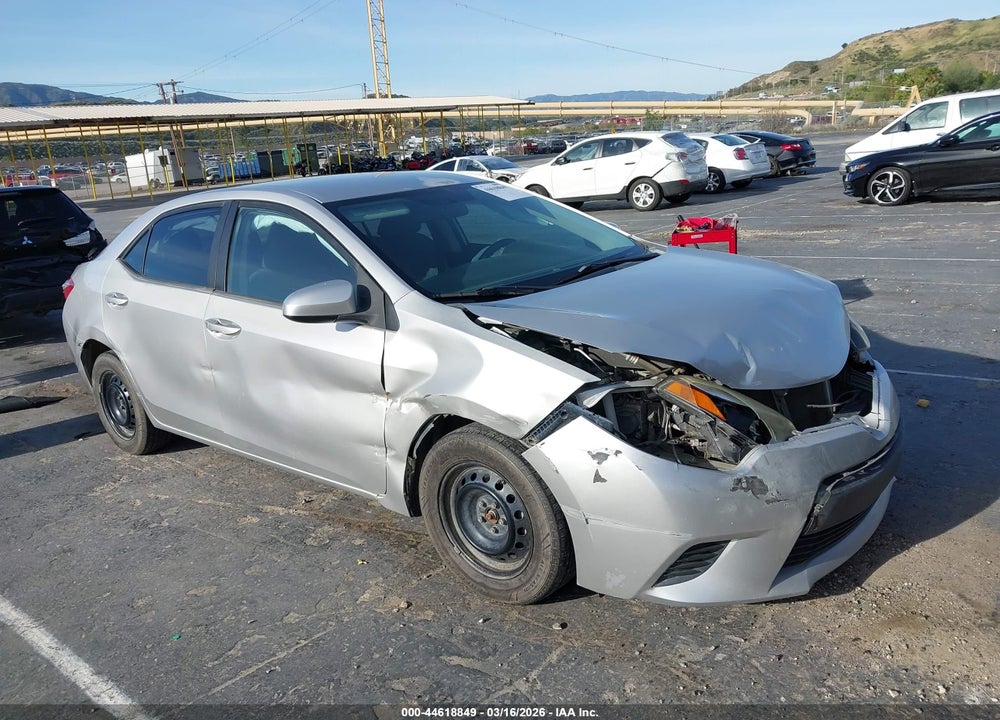 2015 TOYOTA COROLLA L VIN: 5YFBURHE0FP232002