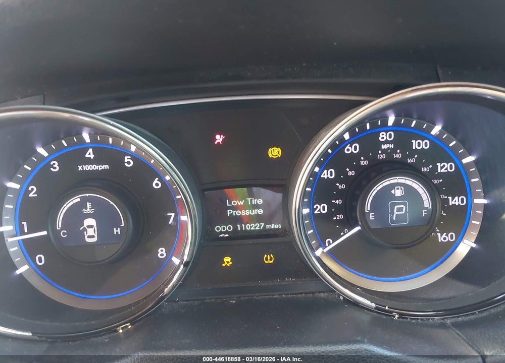 2013 HYUNDAI SONATA GLS VIN: 5NPEB4AC9DH647408