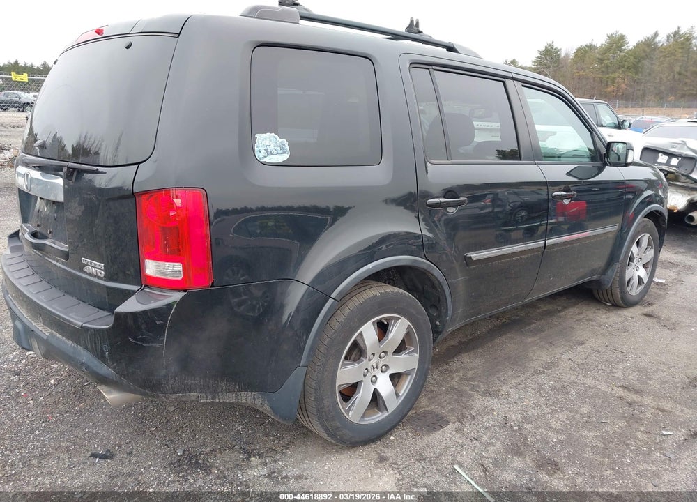 2014 HONDA PILOT TOURING VIN: 5FNYF4H9XEB020776