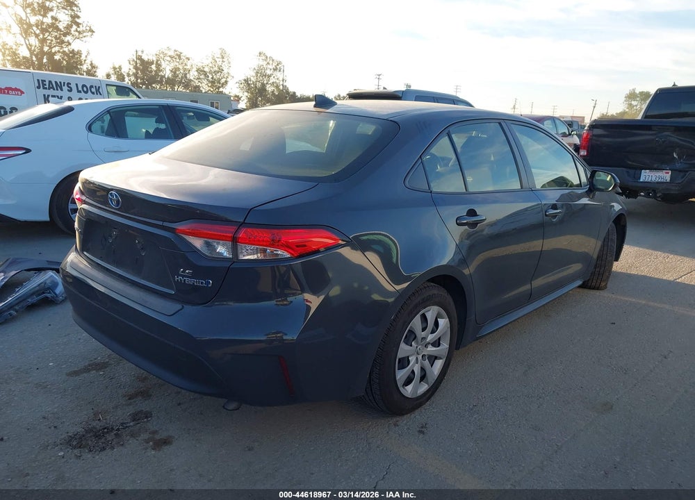 2023 TOYOTA COROLLA HYBRID LE VIN: JTDBCMFE4P3007021