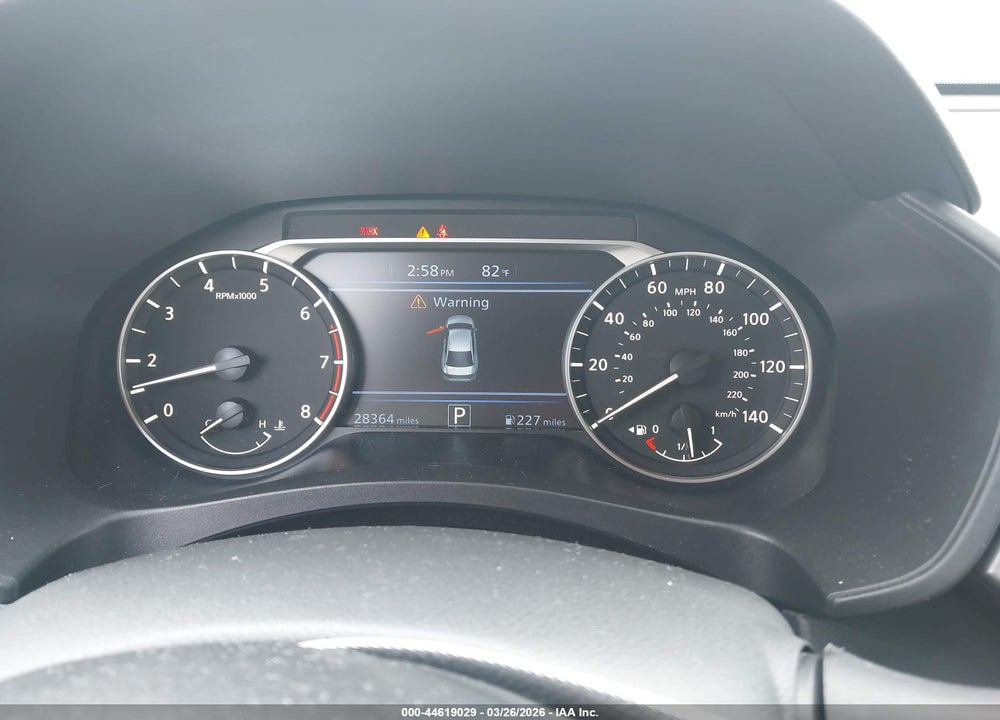2025 NISSAN ALTIMA SV AWD VIN: 1N4BL4DW9SN374589