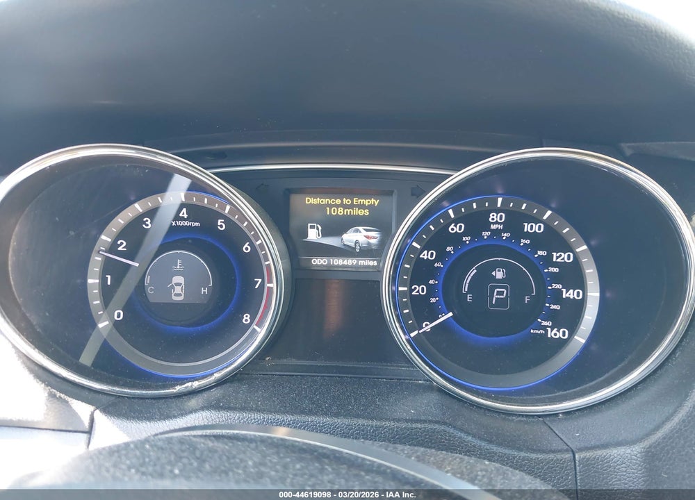 2014 HYUNDAI SONATA SE 2.0T VIN: 5NPEC4AB4EH852723