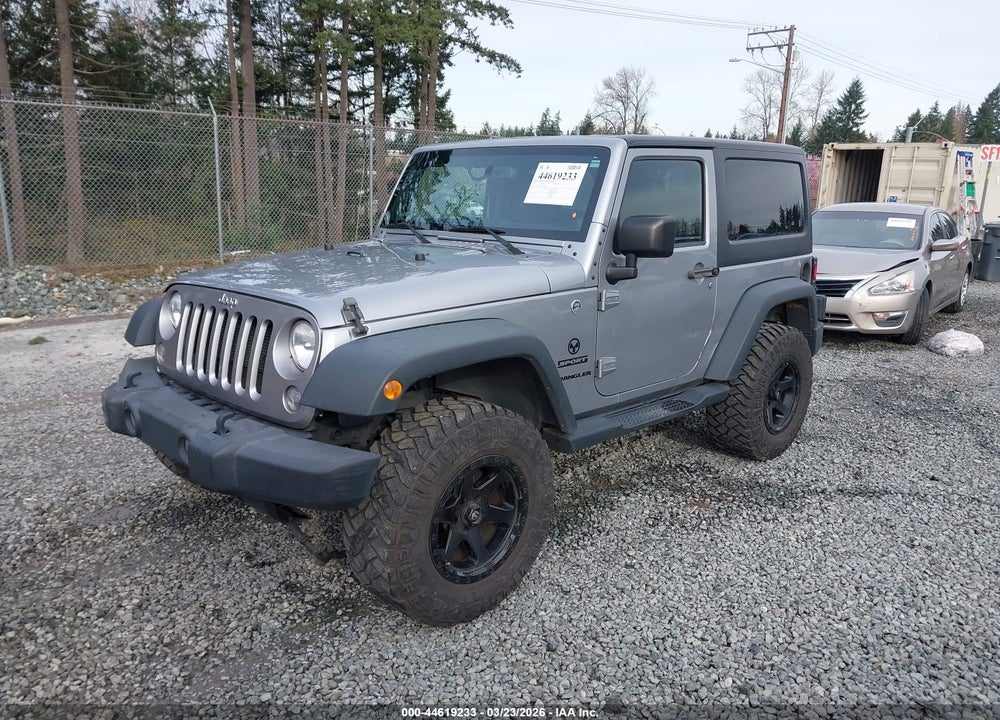 2014 JEEP WRANGLER SPORT VIN: 1C4AJWAG7EL261325