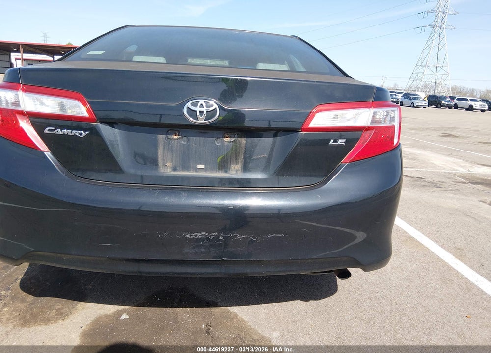 2013 TOYOTA CAMRY LE VIN: 4T1BF1FK0DU653640