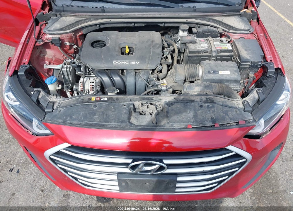 2017 HYUNDAI ELANTRA SE VIN: 5NPD84LF7HH016647