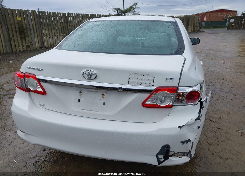 2013 TOYOTA COROLLA LE VIN: 2T1BU4EE9DC038766