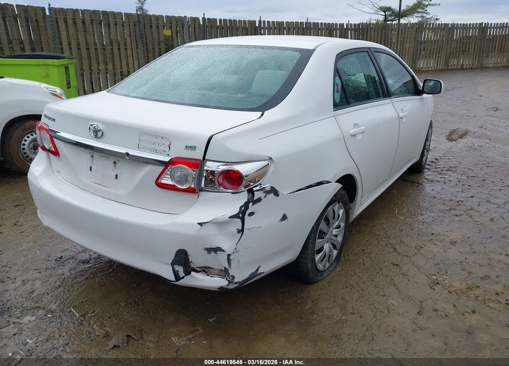 2013 TOYOTA COROLLA LE VIN: 2T1BU4EE9DC038766