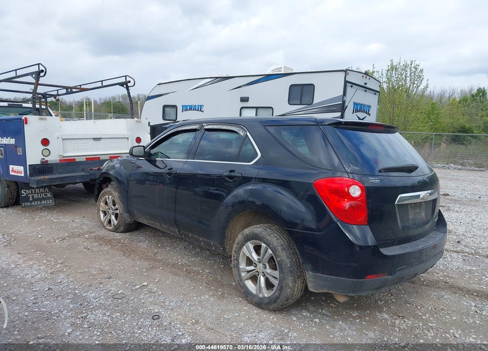 2011 CHEVROLET EQUINOX LS VIN: 2CNALBEC6B6480884