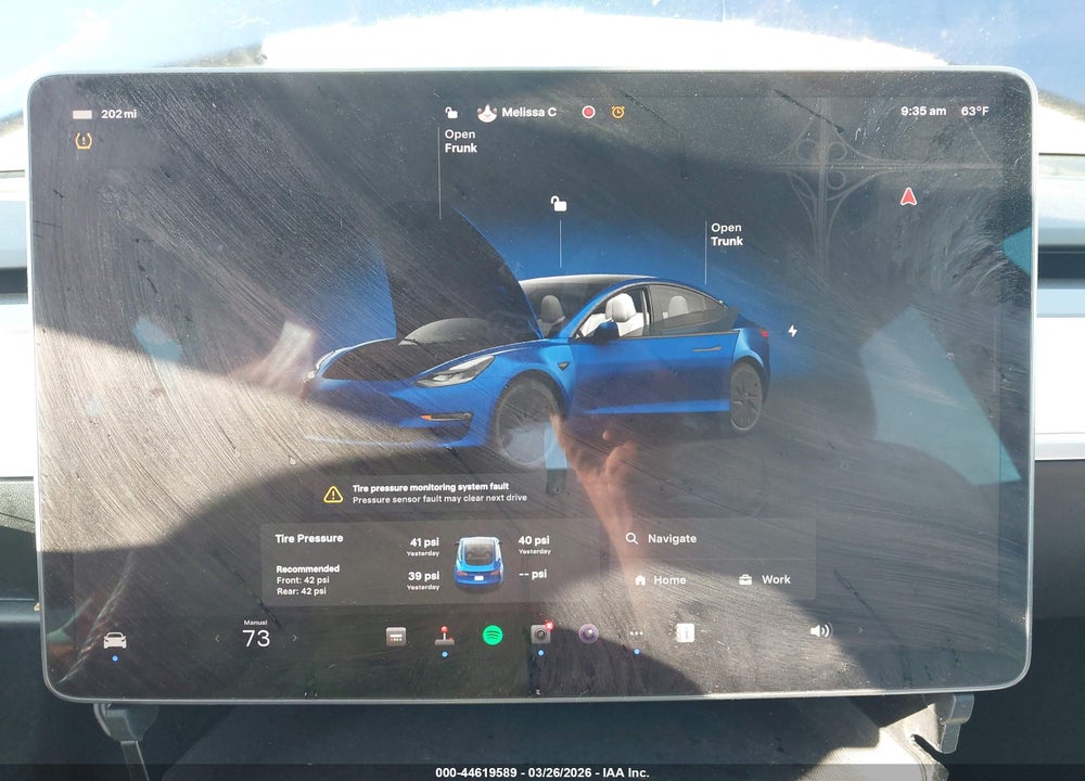 2022 TESLA MODEL 3 REAR-WHEEL DRIVE VIN: 5YJ3E1EA6NF203716