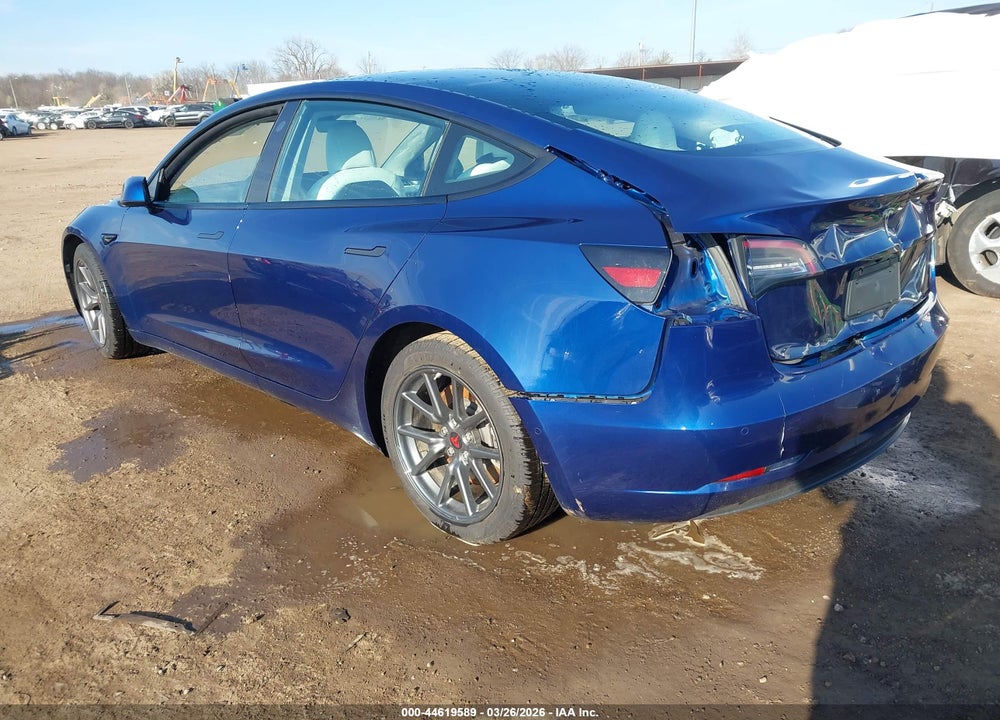 2022 TESLA MODEL 3 REAR-WHEEL DRIVE VIN: 5YJ3E1EA6NF203716