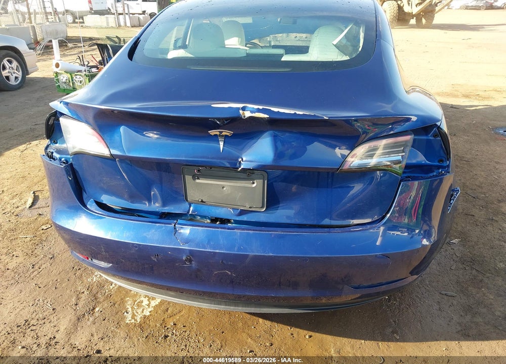 2022 TESLA MODEL 3 REAR-WHEEL DRIVE VIN: 5YJ3E1EA6NF203716